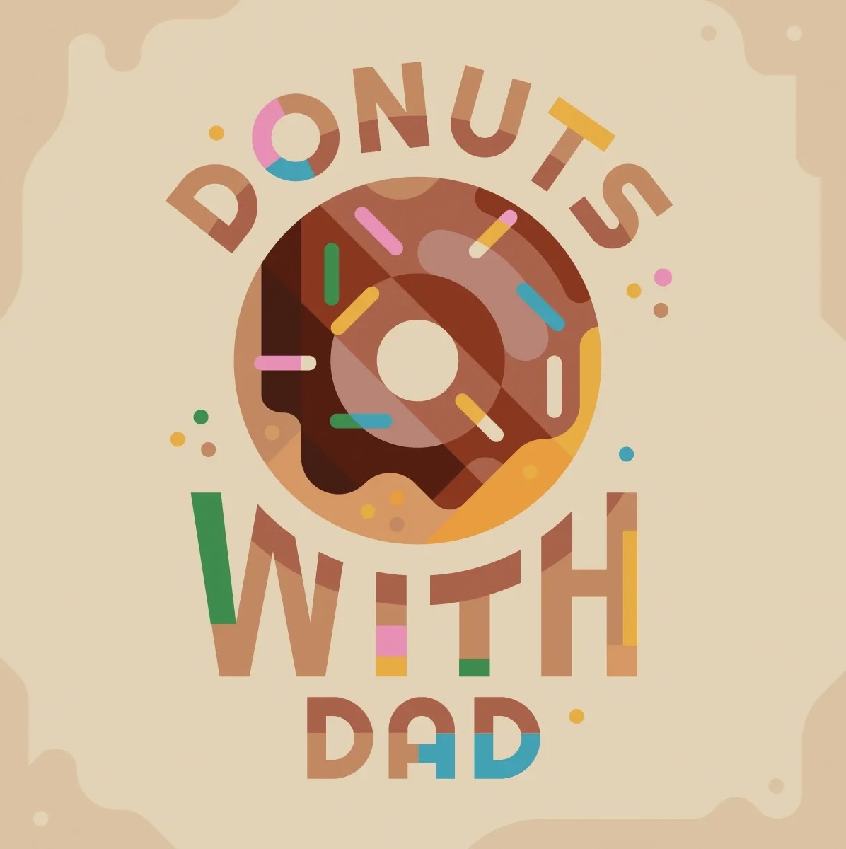 Donuts with Dads - logo